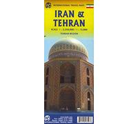 Iran & Tehran Travel Reference Map 1 : 2 350 000 / 1 : 15 000