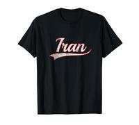 Iran Vintage Varsity Distressed Throwback Style Maglietta