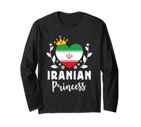 Iranian Princess Iran Flag Proud Iranian Girl Maglia a Manica
