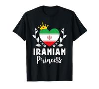 Iranian Princess Iran Flag Proud Iranian Girl Maglietta