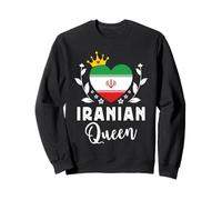 Iranian Queen Iran Flag Proud Iranian Woman Felpa