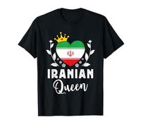 Iranian Queen Iran Flag Proud Iranian Woman Maglietta