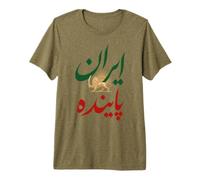 Iranian Shir o Khorshid Leone e Sole Lunga Vita Iran Persiano Maglietta Premium