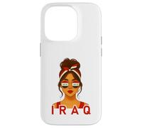 Iraqi Girl Iraq Flag Iraqi Girlfriend Wife Custodia per iPhone 14 Pro