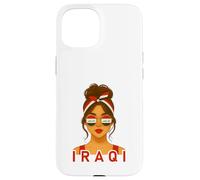 Iraqi Girl Iraq Flag Iraqi Girlfriend Wife Custodia per iPhone 15