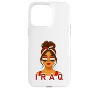 Iraqi Girl Iraq Flag Iraqi Girlfriend Wife Custodia per iPhone 15 Pro Max