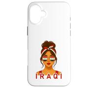 Iraqi Girl Iraq Flag Iraqi Girlfriend Wife Custodia per iPhone 16 Plus
