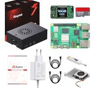 iRasptek Starter Kit For Raspberry Pi 5 16GB RAM Starter Kit - Edizione OS-Bookworm da 256GB preinstallata(case in alluminio)