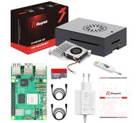 iRasptek Starter Kit For Raspberry Pi 5 8GB RAM - Edizione OS-Bookworm da 128GB preinstallata(case in alluminio)