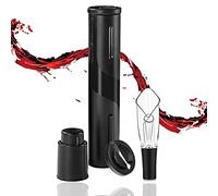 IraXpro Cavatappi Elettrico,Cavatappi Professionali,Cavatappi Vino,4 In 1Apribottiglie Elettrico con Tagliapasta Stagnola,Tappo Vino Sottovuoto,Versatore di Vino,Regalo per Gli Amanti del Vino
