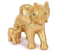 Irayin Elefante Portafortuna, Decorazioni di Elefanti, Regalo Mamma, Regali Elefante per Donne, Soprammobili Moderni Salotto, Statuette Decorative Casa - Oro