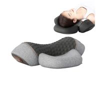 IRCKONCI Cuscino in memory foam, massaggiatore 3 in 1 per collo, spalle, aiuto per il sonno, facilmente corregge la gobba del collo, cuscino massaggiante per impastare i tessuti più profondi, per