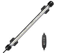 IREENUO LED Luce Acquario, Lampada Sommergibile Acquario con Timer, illuminazione LED subacquea per acquario da 30-50cm