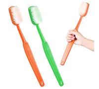Ireer Spazzolino da denti gigante, spazzolino da denti grande, grande, grande, giocattoli per costumi, scattare foto, commedie, bomboniere, spazzola per la toelettatura degli animali domestici