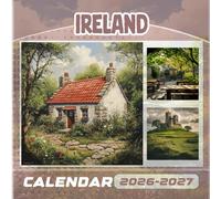 Ireland Calendar 2026-2027: 18 Months of The Animal from Sep 2026 to Dec 20257,Square 8.5 x 8.5 Inches Gift For Organizing & Planning