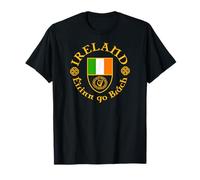 Ireland Éirinn Go Brách (Ireland Forever) Scudo Celtico per Arpa Maglietta