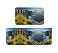 Ireland Outdoors County Clare The Cliffs Print Kitchen Floor Mat 2 set antiscivolo assorbente confortevole casa ufficio tappeti impermeabili