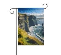 Ireland Outdoors County Clare The Cliffs Stampa Christmas Yard Sign 30,5 x 45,7 cm double face esterno albero di Natale inverno cortile bandiera decorativa