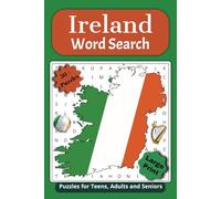 Ireland Word Search Puzzle Book: Word Searches with Easy to Read Print about Irish Culture, Ireland, the Gaelic Language and More | 6x9 inches, 110 ... Gifts for Vacations, Holidays and Free Time