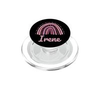 Irene Nome Personalizzato Divertente Donne Rosa Arcobaleno Irene PopSockets PopGrip per MagSafe