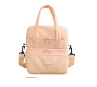 IRFHDCX Borsa Porta Pranzo Borsa for il pranzo isolata a doppio strato da 1 pz. Custodia resistente di grande capacità, portatile e durevole for campeggio picnic(Pink)