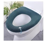 IRFHDCX Sedile Riscaldato per WC Copriwater for Sedile WC più Spessi, Morbidi e Caldi, in Tessuto Elasticizzato Lavabile(Green)