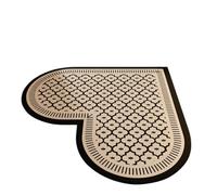 IRFHDCX Tappeto Doccia Antiscivolo Tappetino da bagno a forma di cuore, assorbente fango diatomeo, piedino for ingresso porta, tappeto antiscivolo for WC(Color2,40X60cm)