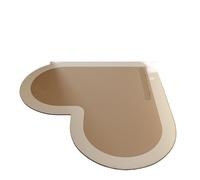 IRFHDCX Tappeto Doccia Antiscivolo Tappetino da bagno a forma di cuore, assorbente fango diatomeo, piedino for ingresso porta, tappeto antiscivolo for WC(Color9,40X60cm)