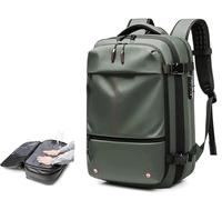 IRFHDCX Zaino A Compressione Sottovuoto Con Pompa A Vuoto Zaino Da Viaggio Espandibile For Uomo Donna Borsa Da Lavoro Approvata Dalla Compagnia Aerea 60L(E-vacuum compression)