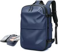 IRFHDCX Zaino A Compressione Sottovuoto Con Pompa A Vuoto Zaino Da Viaggio Espandibile For Uomo Donna Borsa Da Lavoro Approvata Dalla Compagnia Aerea 60L(A- vacuum compress)