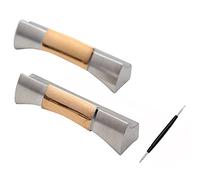 IRFKR 20mm solido curvo acciaio testa grano End Link solo per Rolex cinturino in pelle di gomma collegamento senza cuciture, 20mm, Acetato, Non pietra preziosa