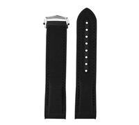 IRFKR Canda di guardia in nylon in silicone per Omega Seamaster 300 Speedmaster 8900 Pianeta Oceano 20mm 21mm 22mm Strumenti di cinghia di orologi(Black black-B bucke,21mm)