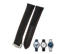 IRFKR Cinturino per orologio da polso da 19 mm, 20 mm, 21 mm, in tela di nylon ad alta densità, adatto per cinturino Omega Seamaster 300 AT150 Speedmaster Longines, 20mm Silver clasp