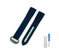 IRFKR Per Omega Swatch Planet Numero di Lead Series 20 mm Colore corrispondente Cinturino in Silicone Interface Arc Interface Impermeabile Sostituire Cinturino per orologio, 20mm, agata