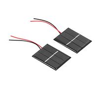Irfora 0,4 W 1,5 V, 2 Pezzi, Modulo Pannello Solare in Polisilicio, Micro Mini Celle Solari Adesive 43 X 55 Mm, Elevata Efficienza, Facile Installazione, Eccellente Effetto Luce