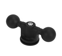 Irfora 1 Pollice Track Ball con Supporto di Montaggio a Bullone T | Costruzione in nylon resistente, testa in gomma industriale, guarnizione antiscivolo, progettata per kayak, compatibilità