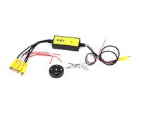 Irfora 4, Convertitore Commutatore Video per Auto Intelligente, Ricambi Auto per Video con Interruttore a 4 Ingressi e 1 Uscita, Funzionamento Semplice con Telecomando Wireless,