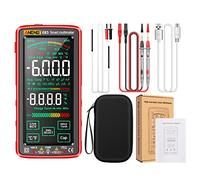 Irfora 683 6000 Counts Grande Multimetro Digitale Touch Screen Smart Anti-Burn Misuratore Universale Ricaricabile VA Reverse Display Tester NCV con Torcia per Tensione, Corrente, Resistenza,