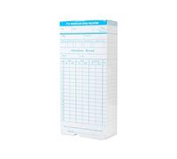 Irfora 90pcs / Pack Time Cards Timecards Monthly 2-Sided 18 x 8,4cm per Employee Attendance Time Clock Recorder