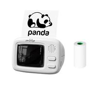 Irfora A2 Mini stampante termica Pocket Label All in One BT Connect Etichetta adesiva Fai da te Data icture Etichetta fotografica Memo Note Ricevuta del diario con 1 rotolo di carta termica