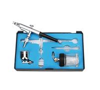 Irfora Aerografo gravity e sifone feed aerografo 0,3 mm ugello 22cc & 7cc tazze per decorare torte pittura modello