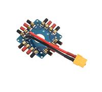 Irfora Alimentatore ESC Scheda di Distribuzione, Dimensioni 6,6 X, Cm | Plastica resistente e rame, peso leggero per droni RC, ampia compatibilità