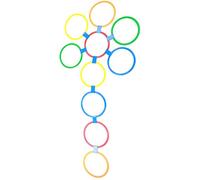 Irfora Anelli di velocità per Esterni, 29cm Agility Training | Colori multipli, leggero e portatile, ideale per gli sport dei bambini, utilizzo sicuro