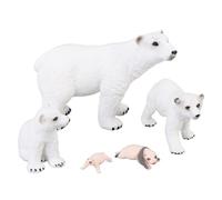 Irfora Bear Model Toy, Interactive Learning Figurine | Materiale in PVC sicuro, promuove la curiosità nei bambini, perfetto per l\'apprendimento pratico, divertente pezzo