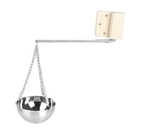 Irfora Ciotola per Accessori Sauna, Tazza per Olio Essenziale per Sauna, Bastoncino in Abete Rosso con Acciaio Inossidabile per Pietra Sauna, Riscaldatore a Infrarossi, Braccio