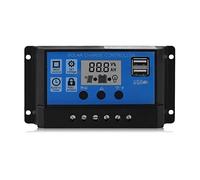 Irfora Controller per pannello solare da 100 A, display LCD, sistema di luci stradali, controllo di carica PWM, doppio regolatore di uscita USB