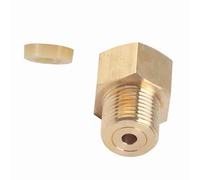 Irfora Convertitore Adattatore per Serbatoio Bombola CO2 W21.8 CGA320, Robusto Ottone con 2 Dimensioni per Acquario, Installazione Facile, Stabile e Silenzioso (Converti W21.8 in CGA320)