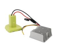 Irfora Convertitore di Tensione, Convertitore di Tensione 12V, Adattatore per Batteria Ad Alta Sicurezza con Ampia compatibilità, Guscio in Ghisa e Alluminio, Uso Versatile, Adatto per
