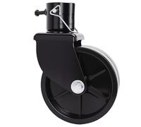 Irfora Cric per Rimorchio Girevole con Ruota Pivotante Heavy Duty 2000lbs | Interfaccia universale, costruzione robusta, ruote girevoli da 6 pollici, installazione rapida