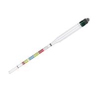 Irfora Densimetro per Birra, Strumento di Misura con Zucchero, Etanolo, Bilancia di densità per Birra, Vino, Idromele, Scala Colorata, Pennello e Panno, Custodia Facile Pulizia,